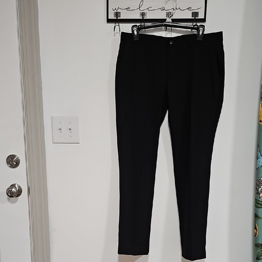 INC International Concepts Men's Sleek Black Dress Pants